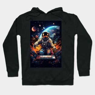 Astronaut playing in space Hoodie